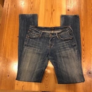 COH Ava Low Rise Straight Leg Jean Size 25
